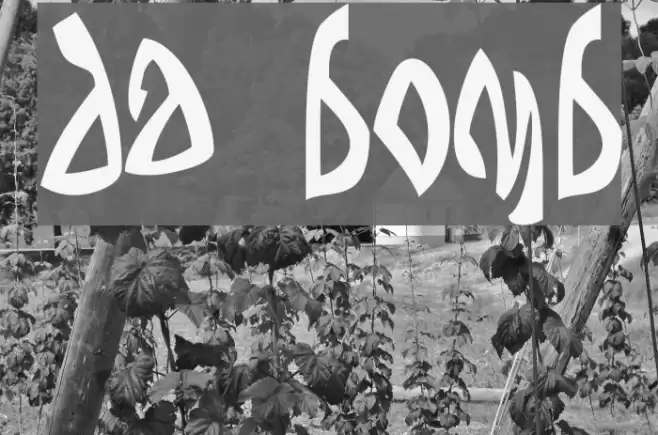 Da Bomb Font examples