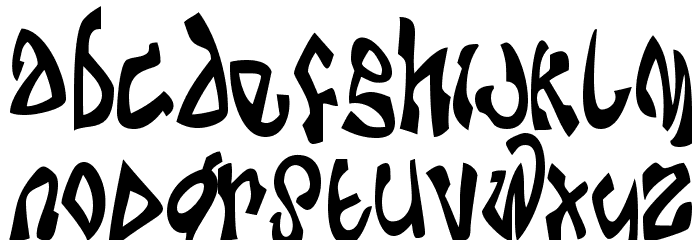 Da Bomb Font LOWERCASE