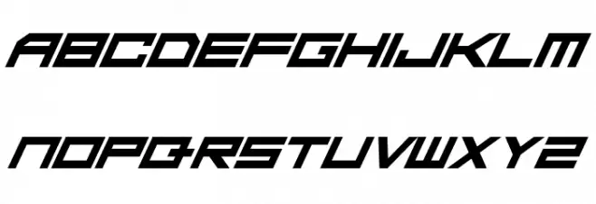 Da Mad Rave Italic Font Litere mari