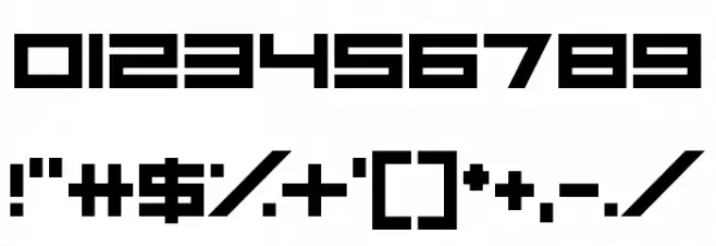 Da Mad Rave Font OTHER CHARS