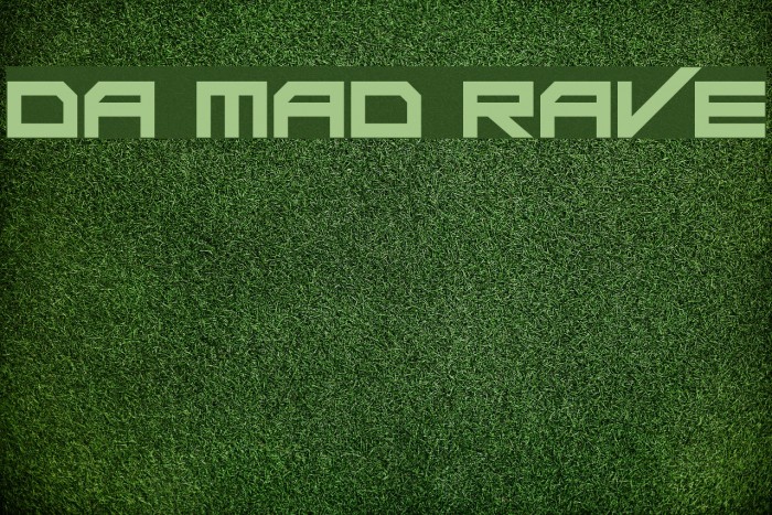 Da Mad Rave Font examples