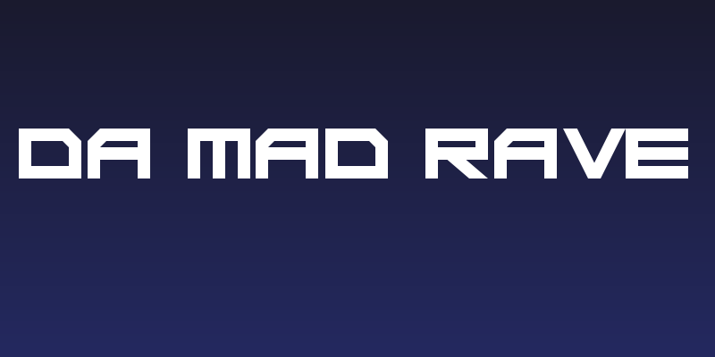Da Mad Rave Social Header