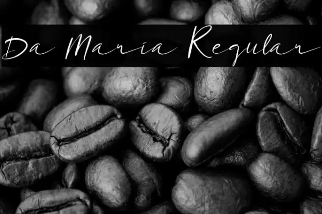 Da Maria Regular Font examples