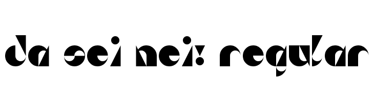 Da Sei Nei! Regular Font