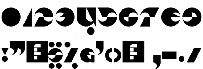 Da Sei Nei! Regular Font OTHER CHARS