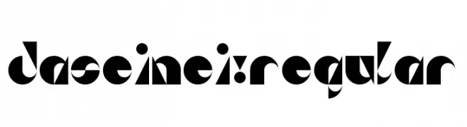 Da Sei Nei! Regular  Frei Schriftart Herunterladen