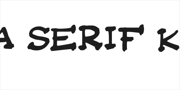 Da Serif Kid Logo