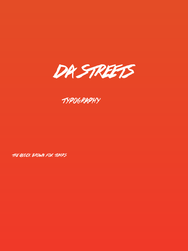 Da Streets Poster