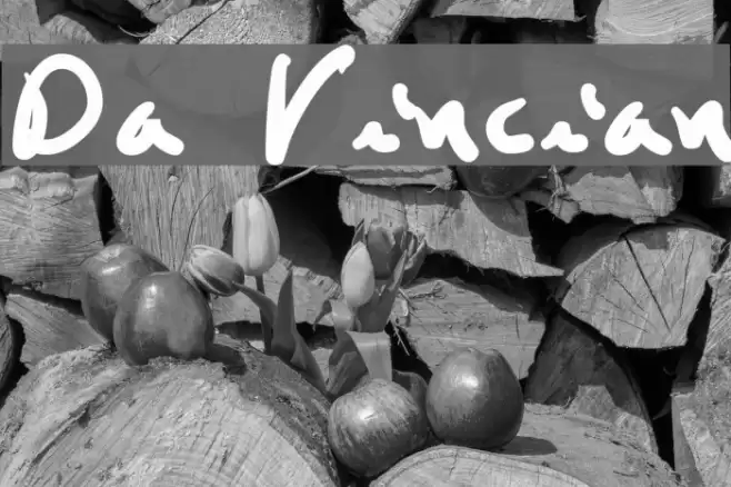 Da Vincian フォント examples