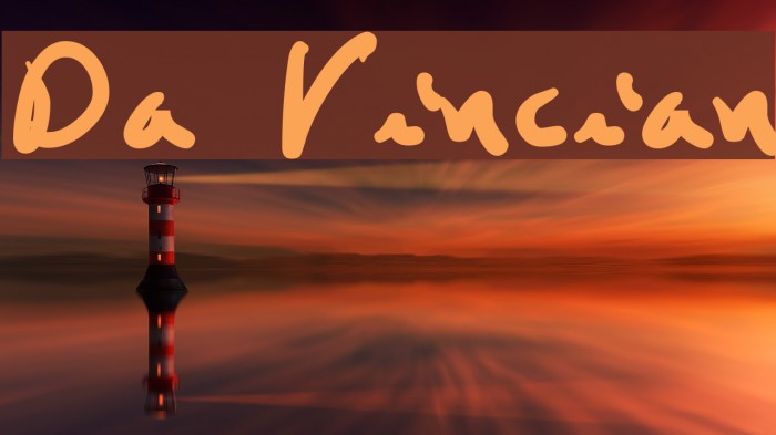Da Vincian Font examples
