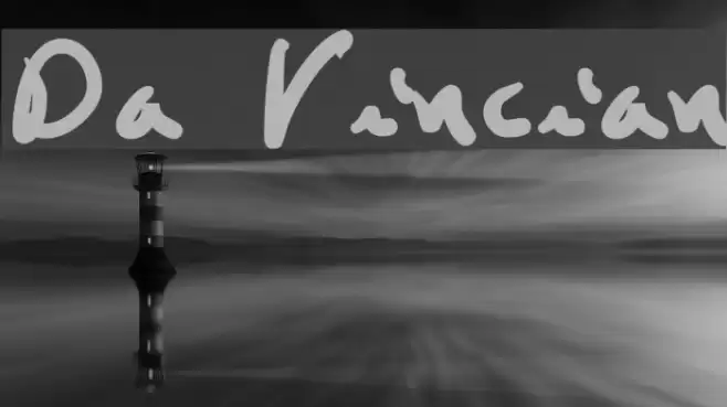 Da Vincian フォント examples