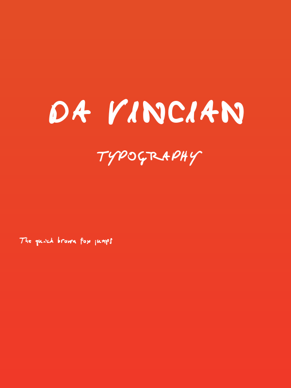 Da Vincian Poster