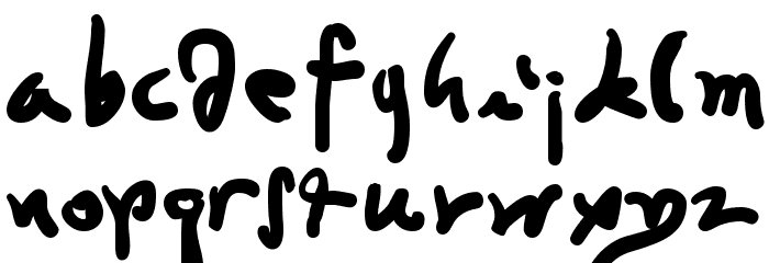 Da Vincian Font LOWERCASE