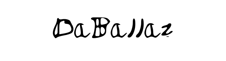 DaBallaz  Frei Schriftart Herunterladen