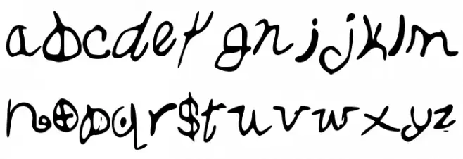 DaBallaz Font LOWERCASE