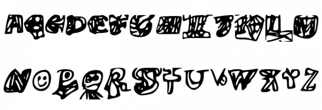 DaBoss Schriftart Groß