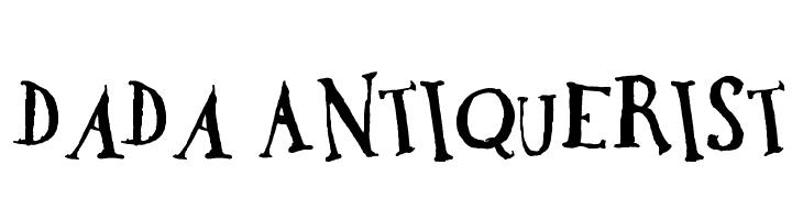 DaDa Antiquerist Schriftart