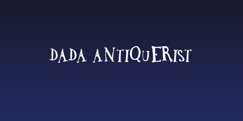 DaDa Antiquerist Social Header