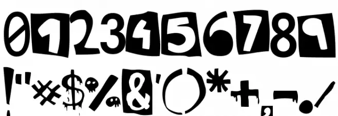 DaPunk Font OTHER CHARS