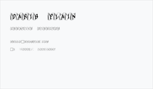 DaRib Plain Business Card