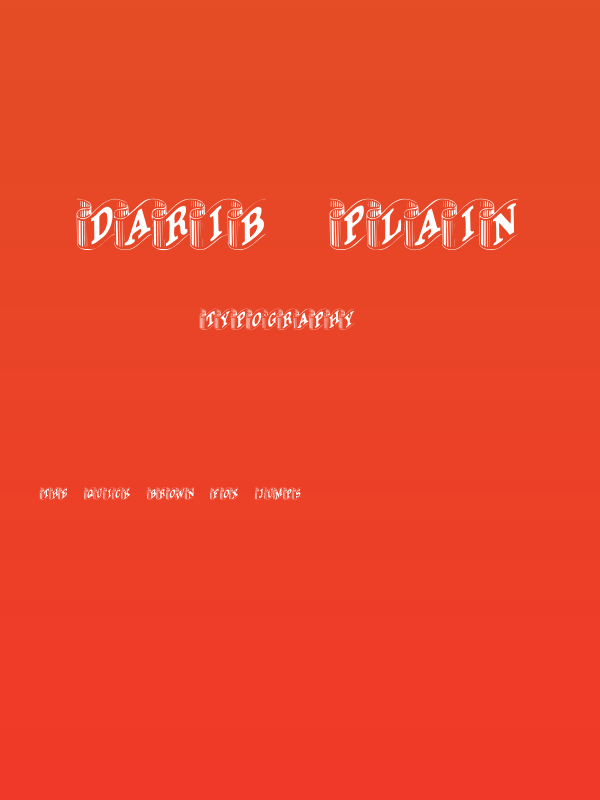 DaRib Plain Poster