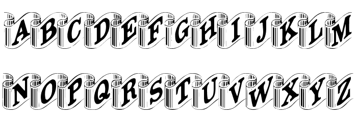 DaRib Plain Font LOWERCASE