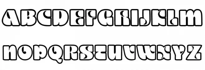 Daba Daba Music Font Litere mari