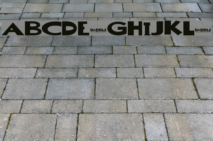 Dabble[eval] Font examples