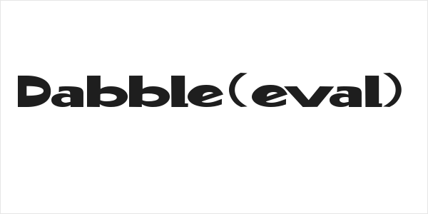 Dabble[eval] Logo