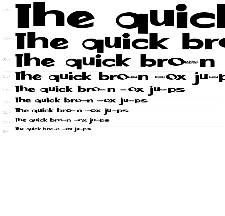 Dabble[eval] Waterfall