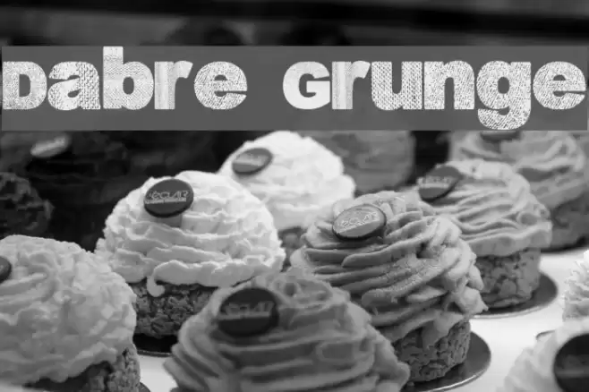 Dabre Grunge Font examples