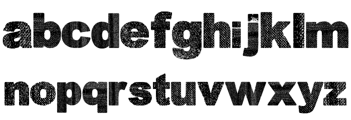 Dabre Grunge Font LOWERCASE