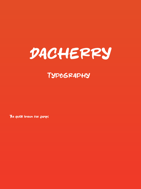 Dacherry Poster