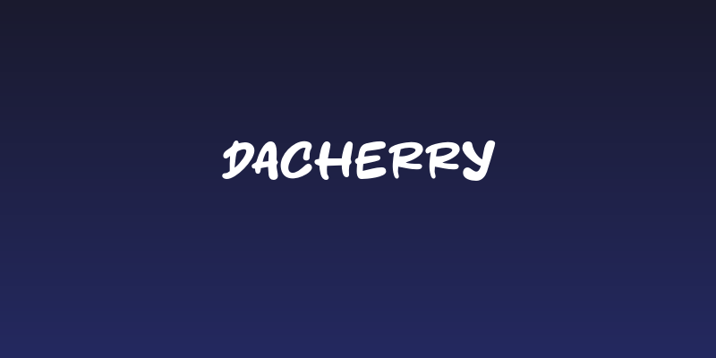 Dacherry Social Header