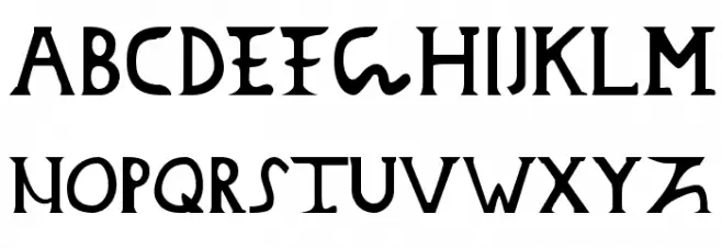 Dacian Donarium フォント 大文字