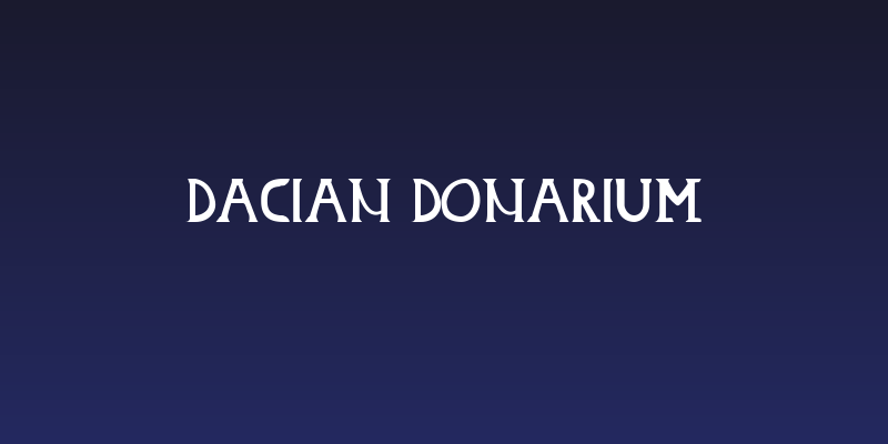 Dacian Donarium Social Header