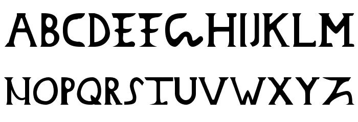 Dacian Donarium Font LOWERCASE
