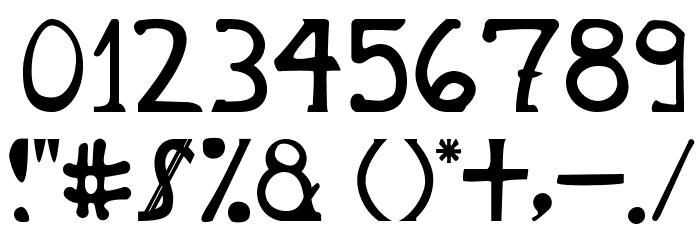DacianDonarium Font OTHER CHARS