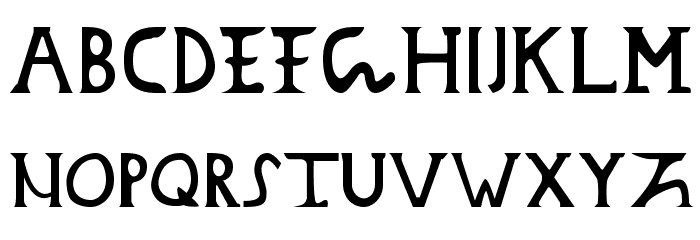 DacianDonarium Font LOWERCASE