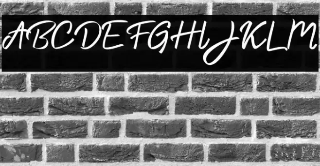 Dacilla Script Demo Font examples