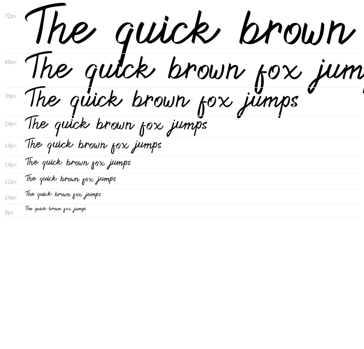 Dacilla Script Demo Waterfall