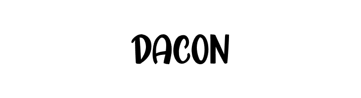 Dacon  नि: शुल्क फ़ॉन्ट्स डाउनलोड