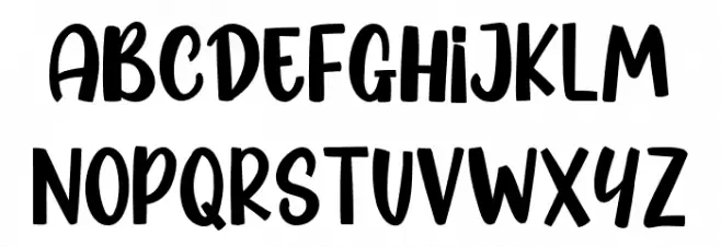 Dacon फ़ॉन्ट लोअरकेस