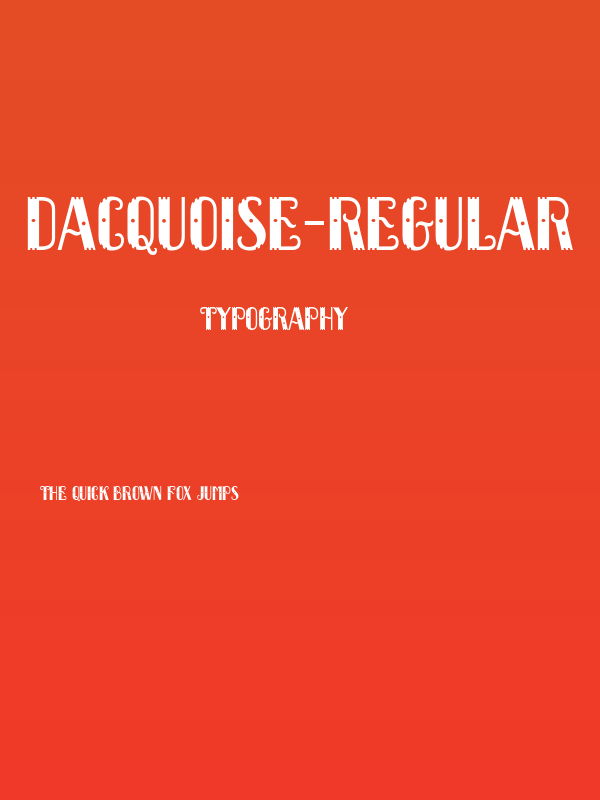 Dacquoise-Regular Poster