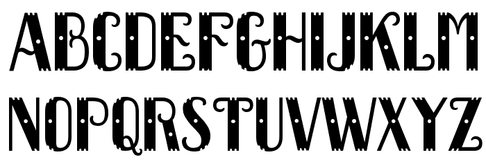 Dacquoise-Regular Font LOWERCASE