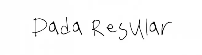 Dada Regular  Fuentes Gratis Descargar