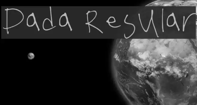 Dada Regular Font examples