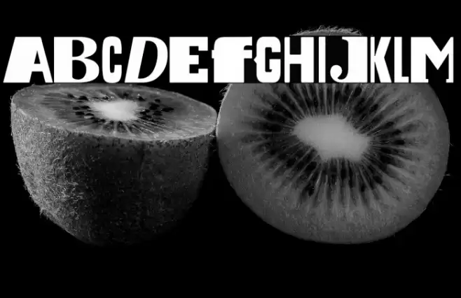 Dada is the new Black फ़ॉन्ट examples