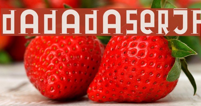 DadaDaSerif Font examples
