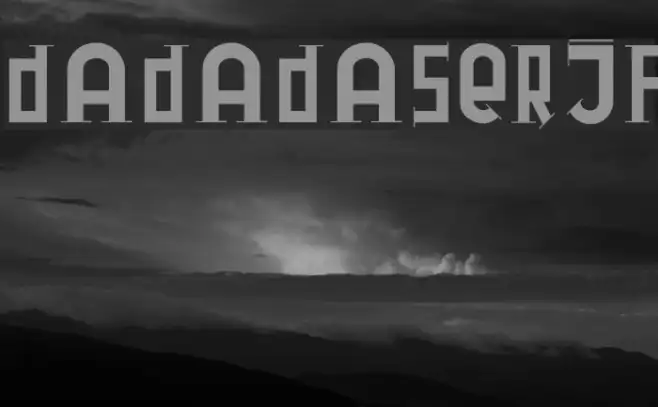 DadaDaSerif Example 3